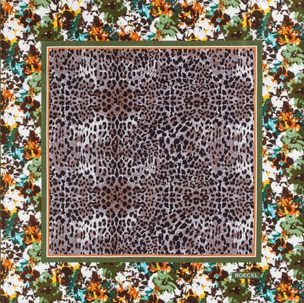ROECKL sjaal Wild Gallery Scarf Multi Forest kleurrijke