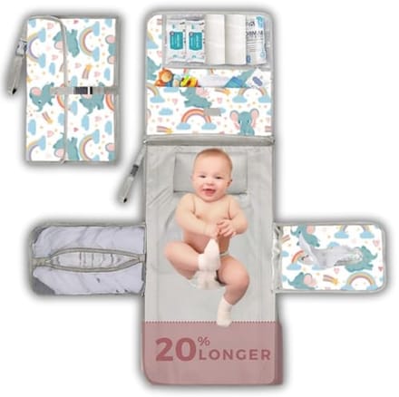 XL waterdichte draagbare aankleedmat voor baby's - perfect voor onderweg