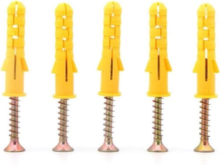Pluggen en Schroeven Set - Gipsplaat Ankers - Muurbevestiging - Platte Kop Schroeven - 50 Sets M8 - Niet gespecificeerd