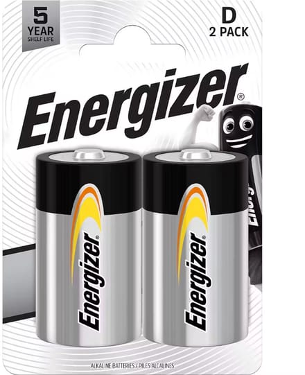 Energizer Everyday - Batterijen - D (LR20) - Alkaline - 2 stuks