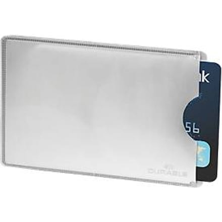 Durable RFID SECURE - 8900 Kunststof met RFID-afscherming Zilver 890023 10 stuk(s)