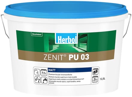 Herbol Zenit PU 03 RM - Muur- En Plafondverf Wit