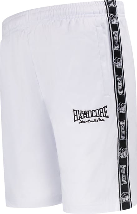 100% Hardcore Korte Trainingsbroek Essential Wit - Maat: M