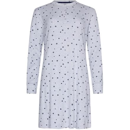 Rebelle - Nachthemd - Silver Frost - Katoen/Polyester - Rib - Grijs - Maat 46