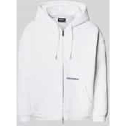 oversized sweatjack van katoenmix