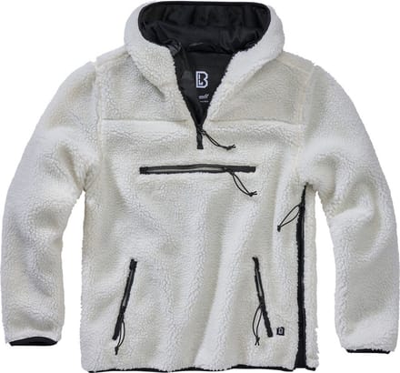 Brandit - Teddyfleece Worker Pullover Jas - 5XL - Wit