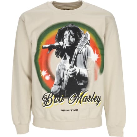 Dreams Crewneck X Bob Marley Sand herensweater met ronde hals