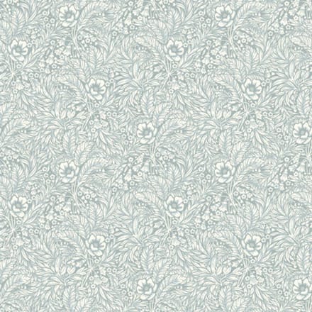Duro Vliesbehang 430-05 - Linnéa - Botanisch Blauw - 53cm x 10.05m