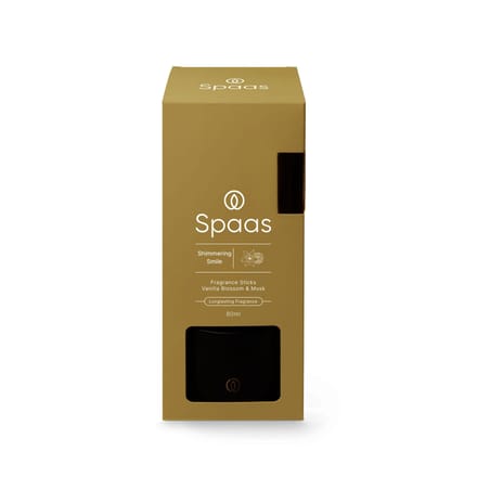 SPAAS Geurstokjes Vanillsebloesem en Muskus - 80 ml