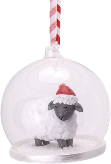 Schaap dome kerstbal - Sass & Belle