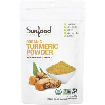 Sunfood, Poudre de Curcuma Bio, 4 oz (113g) beige