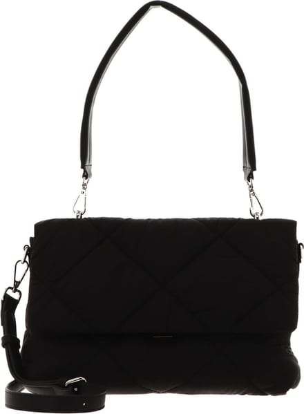 SEIDENFELT MANUFAKTUR Schoudertas Handtas Vemp Satchel Black Zwart