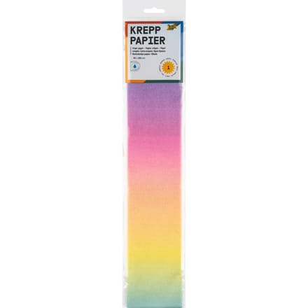 Crêpepapier Folia 50x250cm 10vel 1650 regenboog
