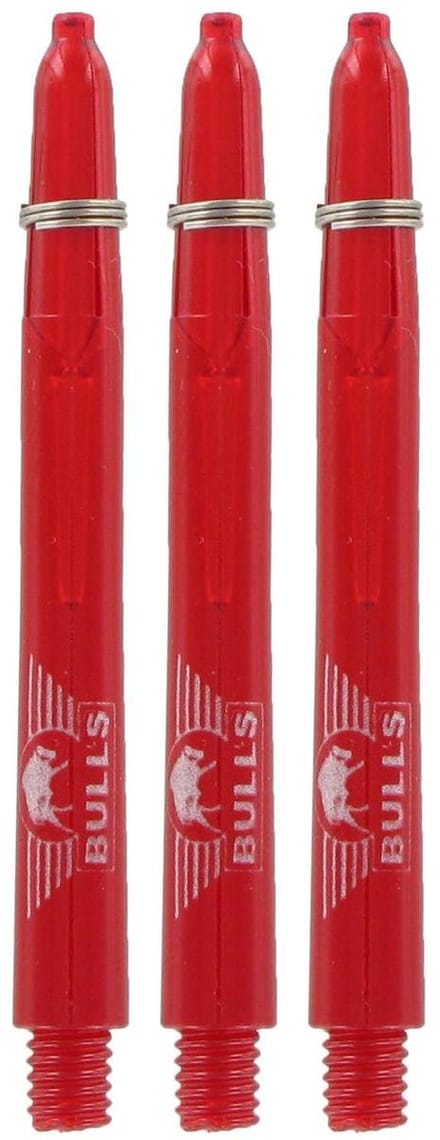 Bull's Nylon Glowlite Red - Dart Shafts Medium