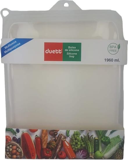 Duett Siliconen Vershoudzak - 1960 ml - Duurzaam