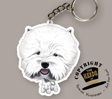 Sleutelhanger Hond West Highland White Terrier