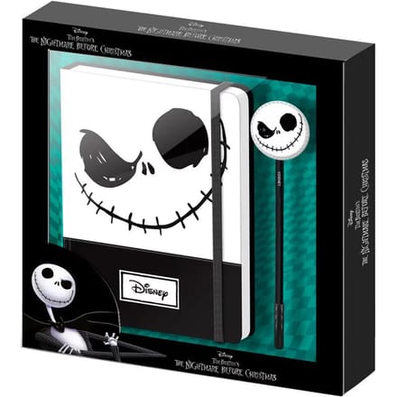 Karactermania - Disney - Nightmare Before Christmas Gezichtsgeschenkdoos met Dagboek en Mode Balpen - Zwart
