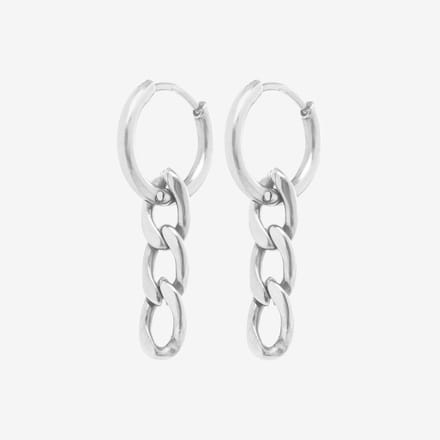 Essenziale Chain Earrings Silver