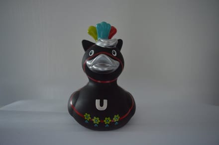 DELUXE CAROUSEL HORSE DUCK  - Draaimolen kermispaard badeend van BUDDUCK