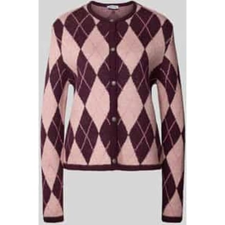 Cardigan met wol en ronde hals