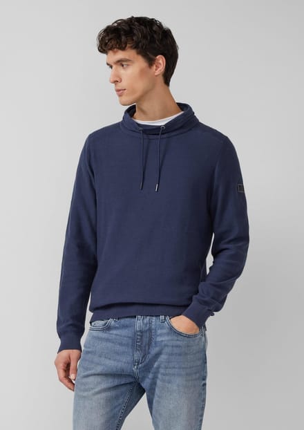 s.Oliver  Pullover Marine Maat: XXL | Coltruien Outlet | Heren | Blauw