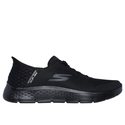 Skechers Slip-ins: GO WALK Flex - Hands Up Instappers - Zwart