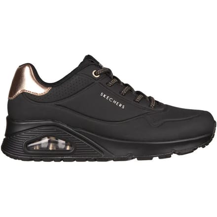 Skechers Uno Shimmer Away Sneakers zwart - Dames