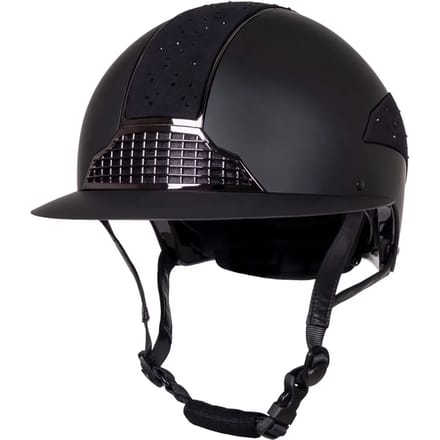 QHP Veiligheidscap Ohio Polo Visor Zwart - M/L