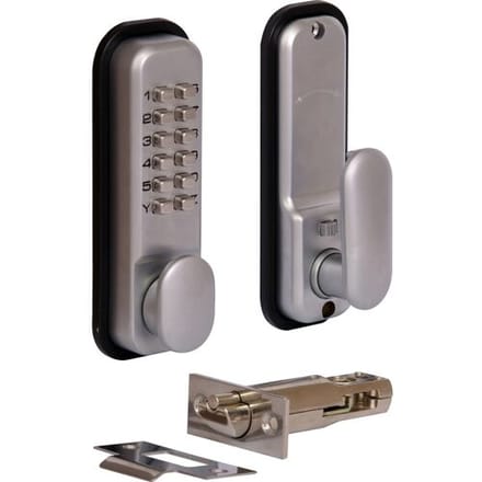 Toolstation Digitaal codeslot Mat Chroom