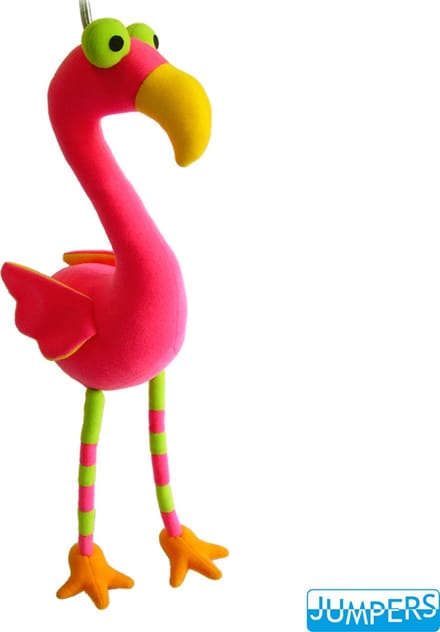 Wiebeldier Jumper Flamingo Kleur: Fuchsia