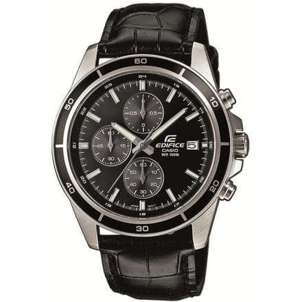 Casio Edifice Classic EFR-526L-1AVUEF Herenhorloge 42 mm - Zwart