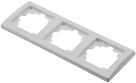 Afdekraam Stopcontact - Frame Componenten - Elektrische Installaties - Lengte en Dwarsmontage - 224x80x14mm - Wit