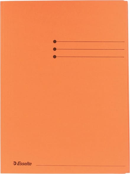 100x Esselte dossiermap oranje, A4