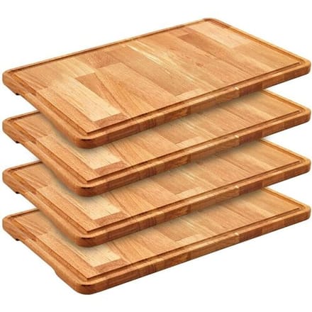 GGM Gastro (6 Stück) Steakplatte - Buche - 400x250mm Bruin