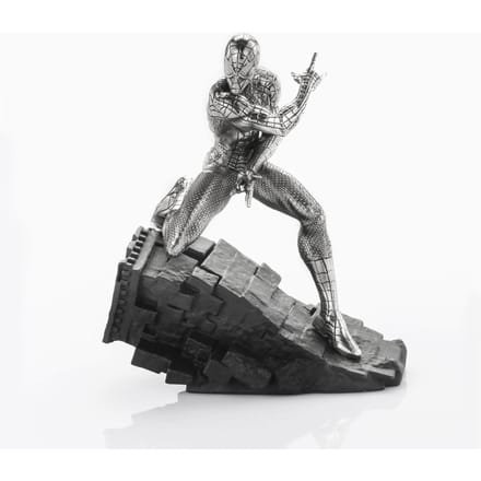 Royal Selangor Marvel Spider-Man 'Webslinger' Tinnen Beeldje 12cm