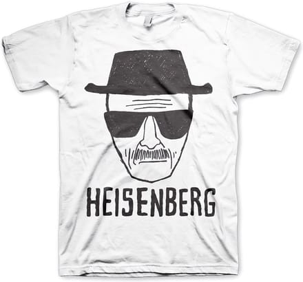 Breaking Bad Heren Tshirt -S- Heisenberg Sketch Wit
