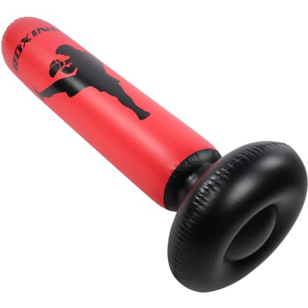 Stootzak Krachttraining PVC Opblaasbare Stootkolom Muur Tuimelaar Boksen Obstakel Tool red