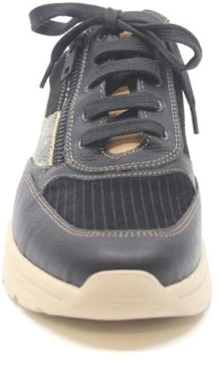 Solidus sneaker wijdte H zwart 46023.01242