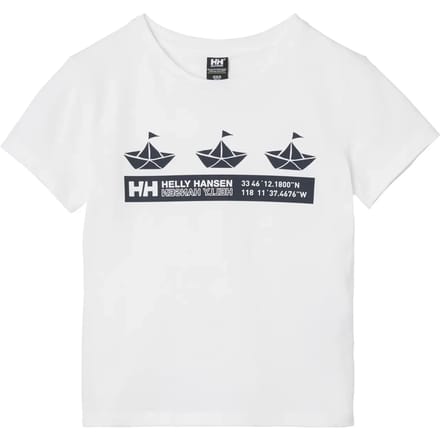Helly Hansen Graphic K T-shirt Met Korte Mouwen Wit 5 Years Kinderen