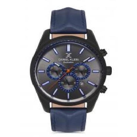 Daniel Klein DK.1.12873-3 - Horloge - Analoog - Mannen - Heren - leren band