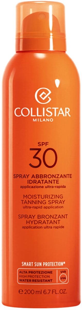 Collistar Moisturizing Tanning Spray SPF30 - 2 x 200 ml - Voordeelverpakking