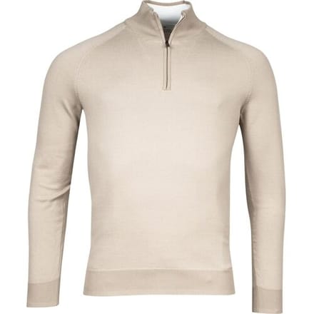 Thomas Maine Trui Pullover Half Zip Double Knit Inner Cotton Layer Kitt / male