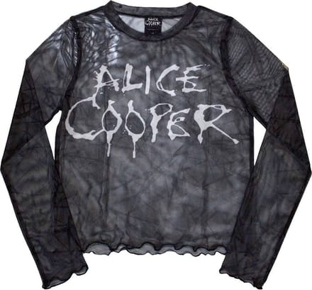 Alice Cooper - Dripping Logo Crop top - XS - Zwart