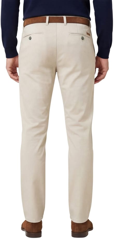 Gardeur Bono Pantalon Beige katoen effen