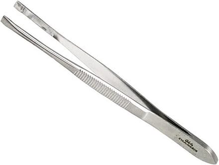 A.a.s. epileer pincet recht stainless/sa