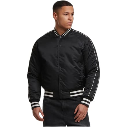 Urban Classics - Racer Bomber jacket - M - Zwart