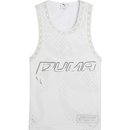 Puma Dames Mesh Prestaties Basketbalsjersey (Puma Wit)