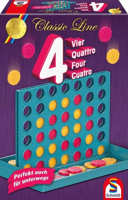 Schmidt® - Vier op een Rij Classic Line - Bordspel - Strategisch denkspel - vanaf 6 jaar - 2 spelers