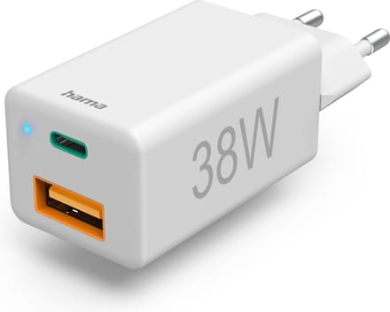 Hama 00201640 oplader voor mobiele apparatuur Smartphone, Tablet Wit AC Snel opladen Binnen