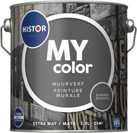 Histor My Color Muurverf - Extra Mat - 5L - Summer Shadow